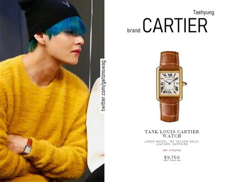 taehyung cartier watch.